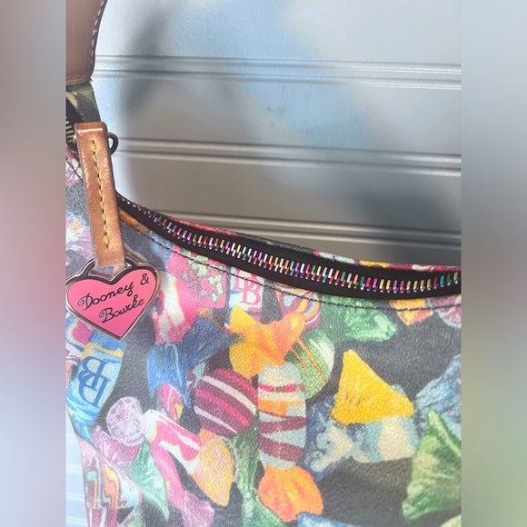 DOONEY & BOURKE Y2K CANDY PRINT TASSEL TOTE BAG EUC - Picture 5 of 16